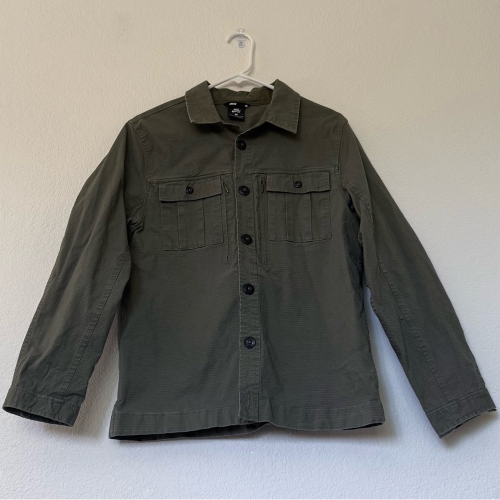 Nike SB Button Front Jacket Men's Small - Green